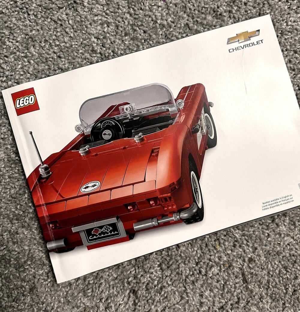 10321 LEGO INSTRUCTION BOOK ONLY Corvette manual Chevrolet Car ICONS